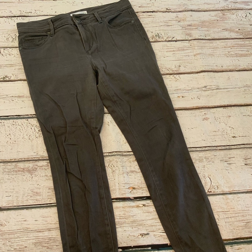 Ann Taylor LOFT Made and Loved Legging Jeans Gray Skinny Denim Pants 27 4 Petite